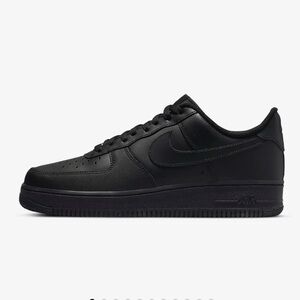 Nike men’s Air Force 1 in black size 10 EU44
